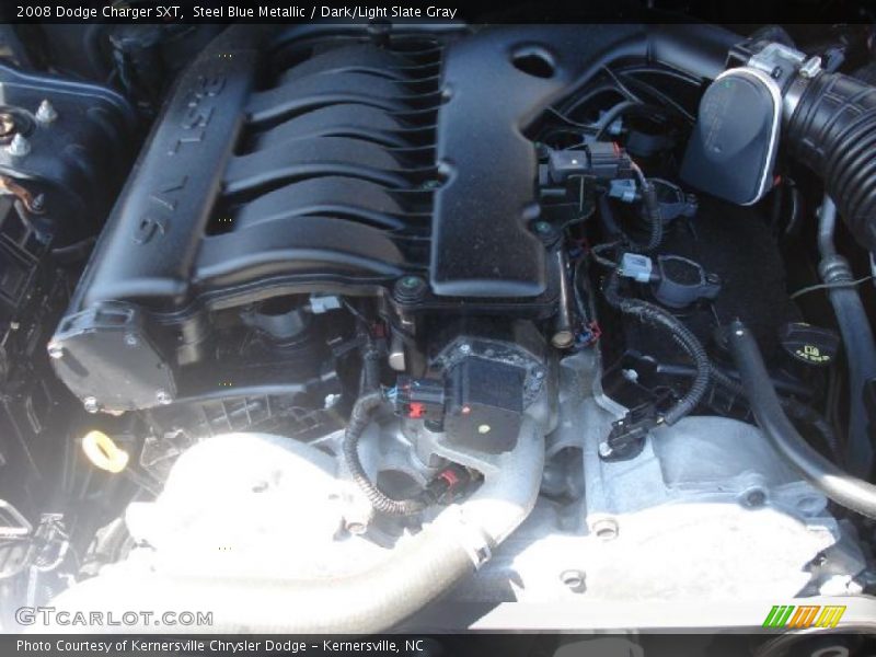 Steel Blue Metallic / Dark/Light Slate Gray 2008 Dodge Charger SXT