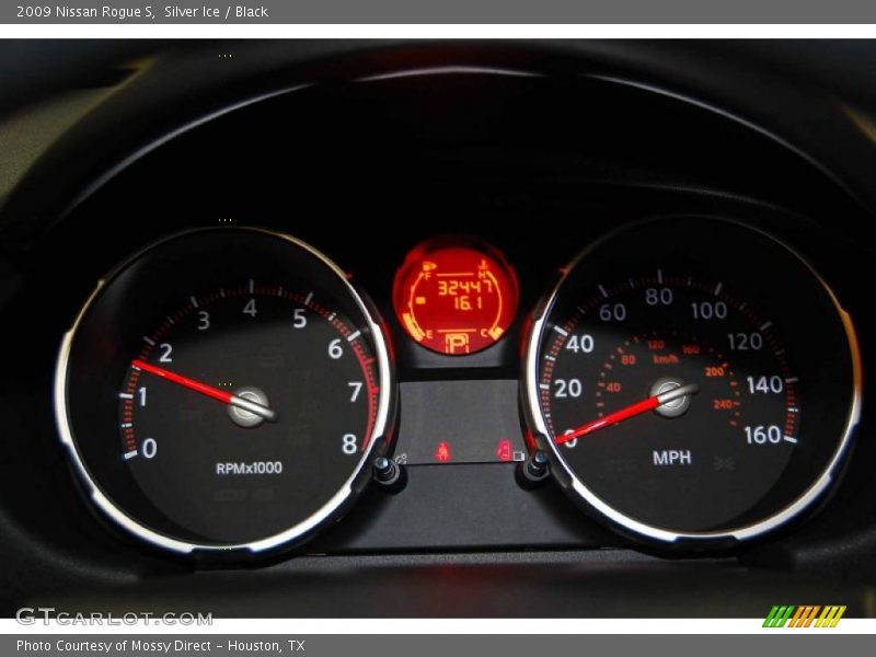 Silver Ice / Black 2009 Nissan Rogue S