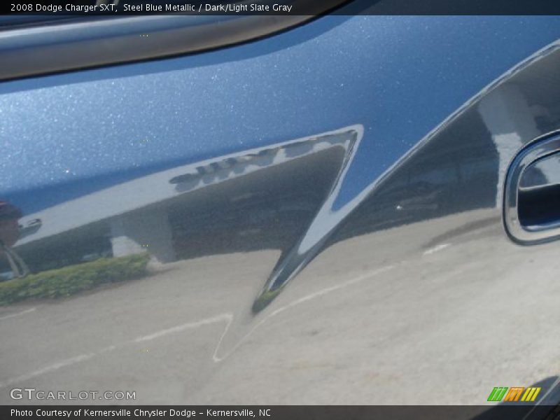 Steel Blue Metallic / Dark/Light Slate Gray 2008 Dodge Charger SXT
