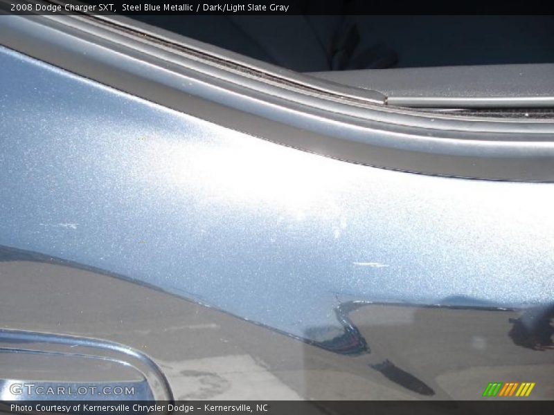 Steel Blue Metallic / Dark/Light Slate Gray 2008 Dodge Charger SXT