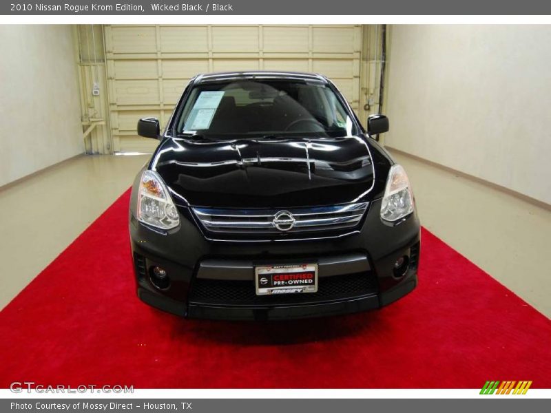 Wicked Black / Black 2010 Nissan Rogue Krom Edition