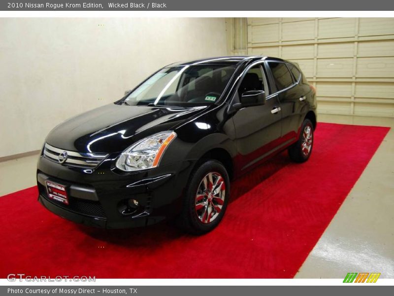Wicked Black / Black 2010 Nissan Rogue Krom Edition