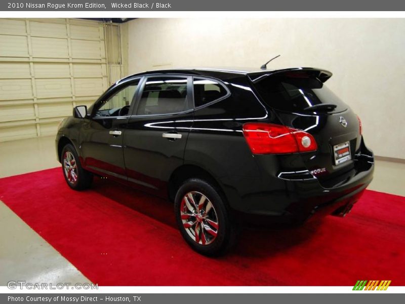 Wicked Black / Black 2010 Nissan Rogue Krom Edition