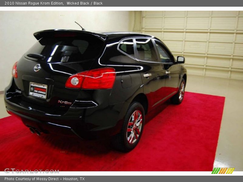 Wicked Black / Black 2010 Nissan Rogue Krom Edition