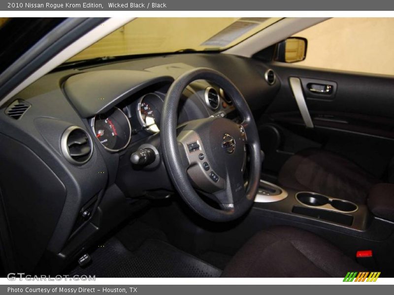 Wicked Black / Black 2010 Nissan Rogue Krom Edition