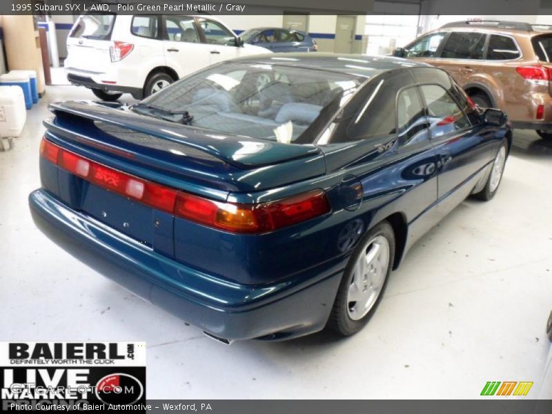 Polo Green Pearl Metallic / Gray 1995 Subaru SVX L AWD