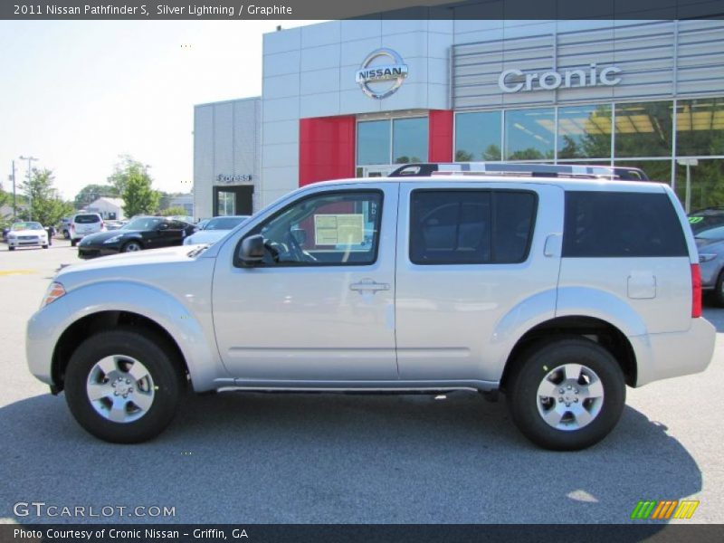 Silver Lightning / Graphite 2011 Nissan Pathfinder S