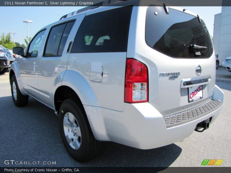 Silver Lightning / Graphite 2011 Nissan Pathfinder S