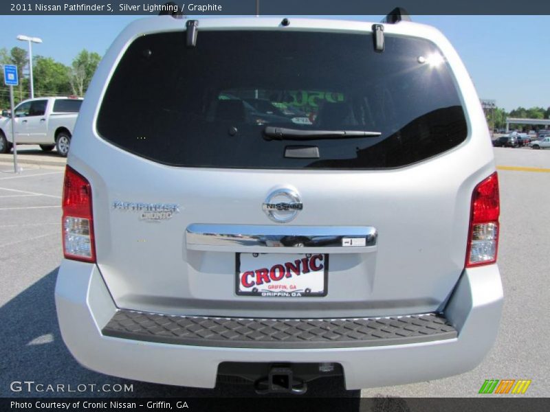 Silver Lightning / Graphite 2011 Nissan Pathfinder S