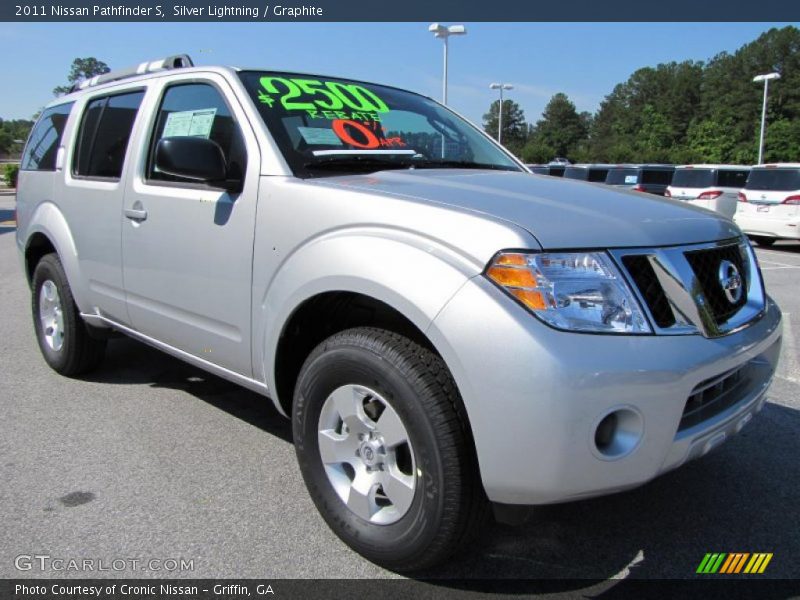 Silver Lightning / Graphite 2011 Nissan Pathfinder S