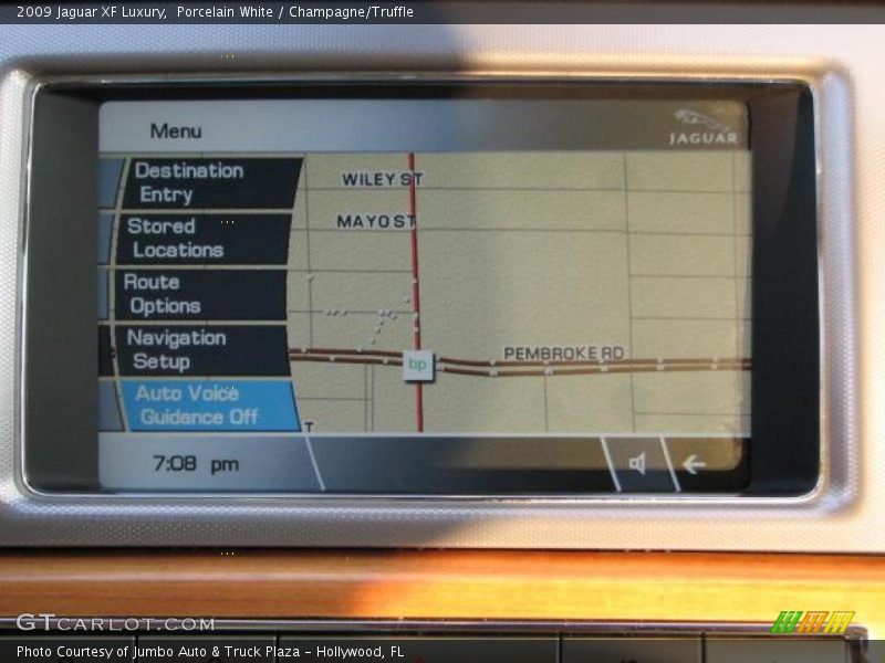 Navigation of 2009 XF Luxury