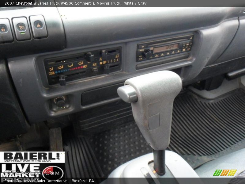 White / Gray 2007 Chevrolet W Series Truck W4500 Commercial Moving Truck
