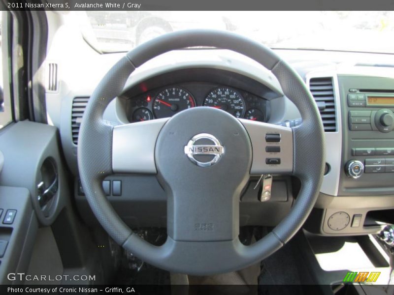 Avalanche White / Gray 2011 Nissan Xterra S