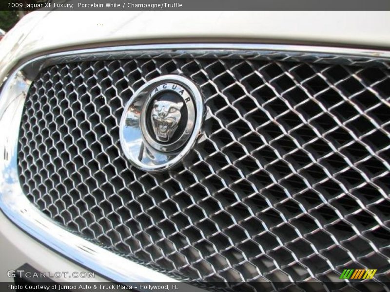 Porcelain White / Champagne/Truffle 2009 Jaguar XF Luxury