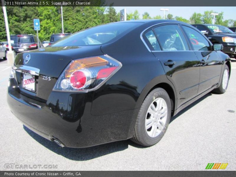 Super Black / Charcoal 2011 Nissan Altima 2.5 S