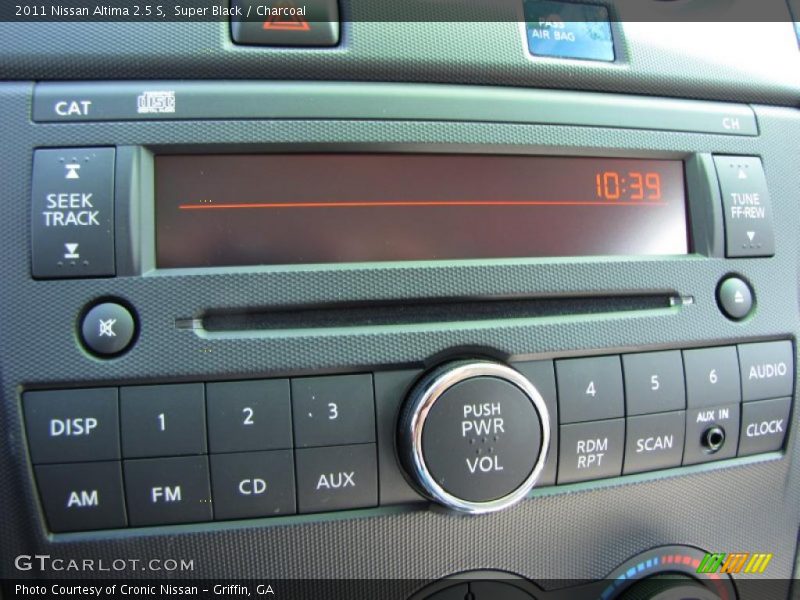 Super Black / Charcoal 2011 Nissan Altima 2.5 S