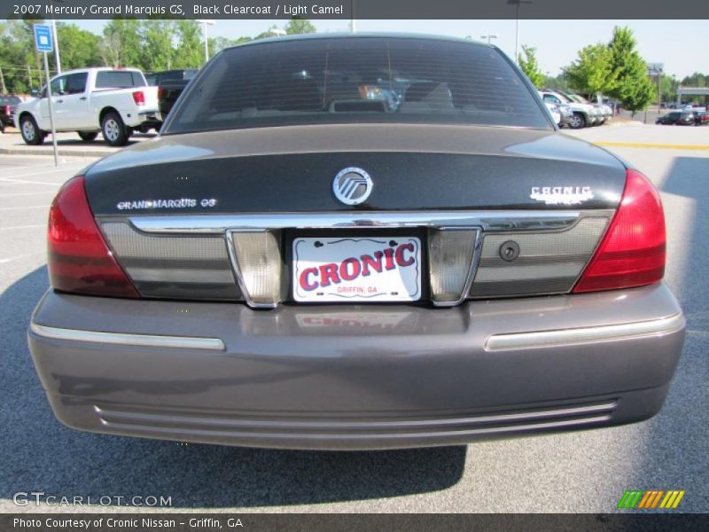 Black Clearcoat / Light Camel 2007 Mercury Grand Marquis GS