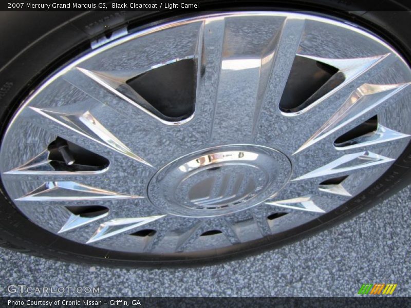 Black Clearcoat / Light Camel 2007 Mercury Grand Marquis GS