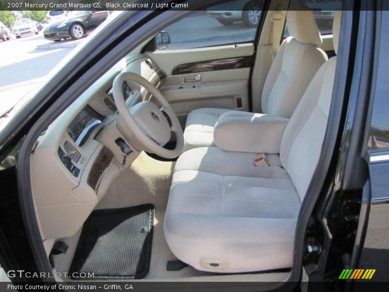 Black Clearcoat / Light Camel 2007 Mercury Grand Marquis GS