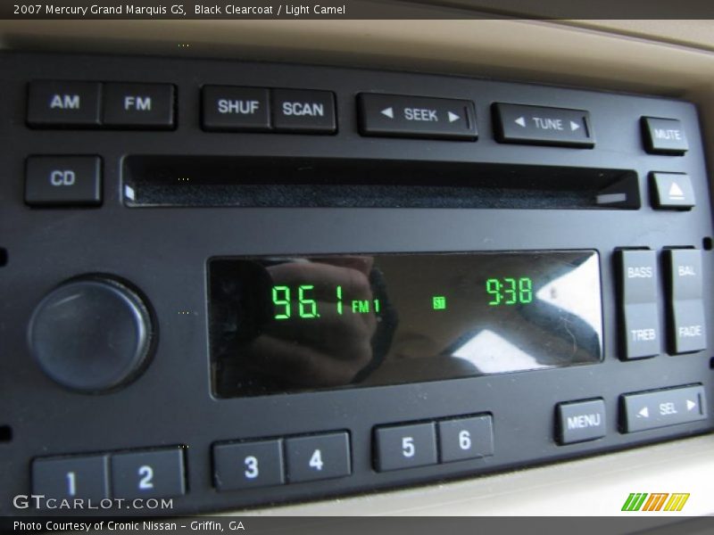 Black Clearcoat / Light Camel 2007 Mercury Grand Marquis GS