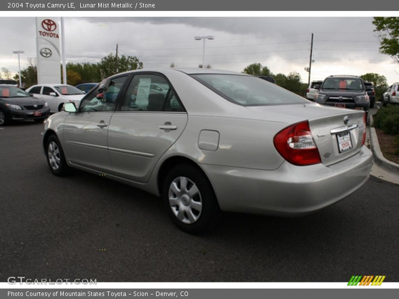 Lunar Mist Metallic / Stone 2004 Toyota Camry LE