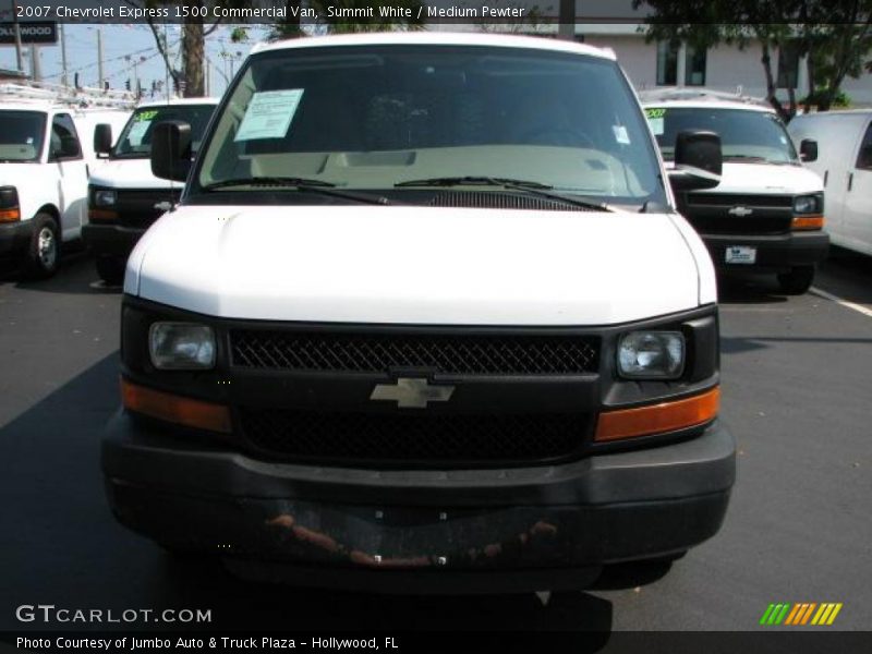 Summit White / Medium Pewter 2007 Chevrolet Express 1500 Commercial Van