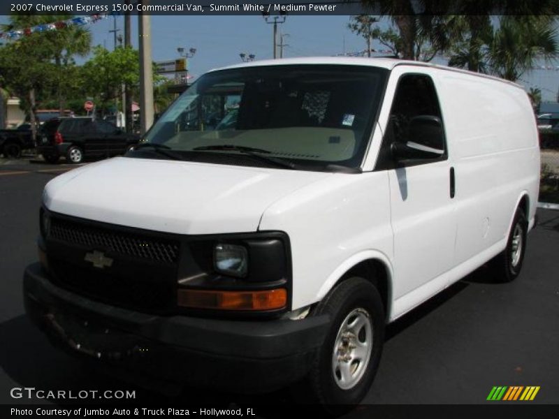 Summit White / Medium Pewter 2007 Chevrolet Express 1500 Commercial Van