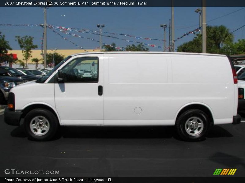 Summit White / Medium Pewter 2007 Chevrolet Express 1500 Commercial Van