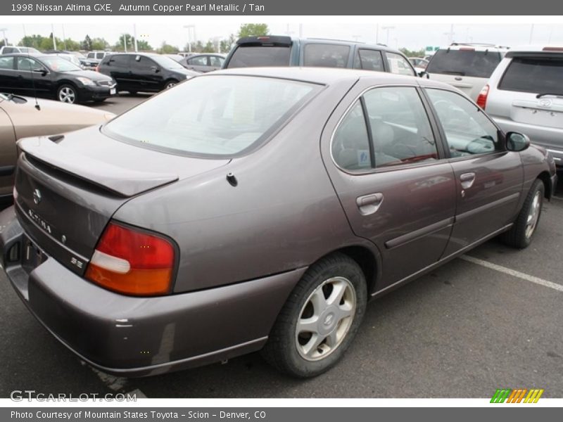 Autumn Copper Pearl Metallic / Tan 1998 Nissan Altima GXE