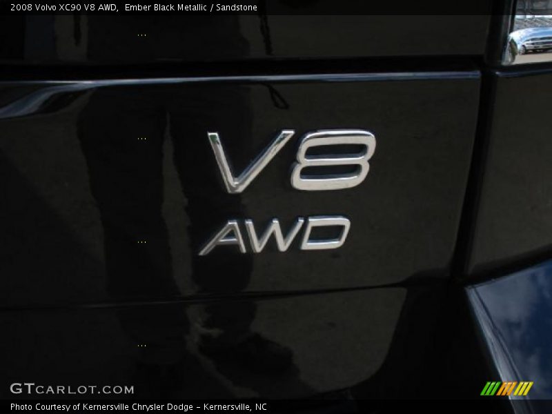 Ember Black Metallic / Sandstone 2008 Volvo XC90 V8 AWD