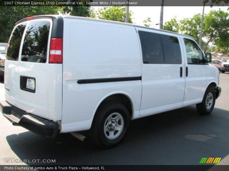 Summit White / Medium Pewter 2007 Chevrolet Express 1500 Commercial Van