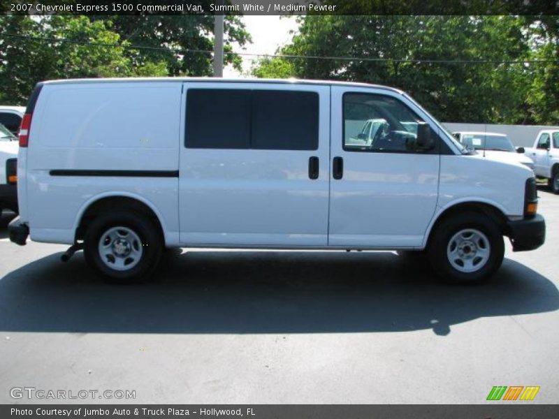 Summit White / Medium Pewter 2007 Chevrolet Express 1500 Commercial Van