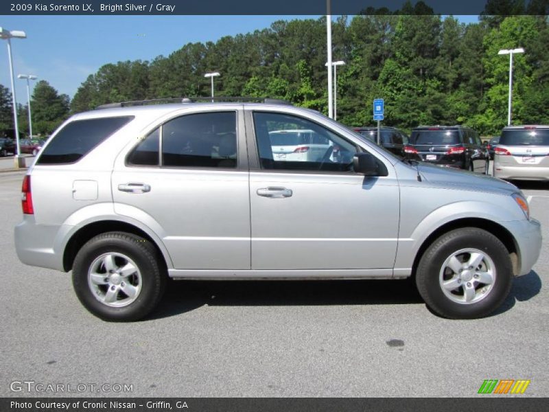 Bright Silver / Gray 2009 Kia Sorento LX