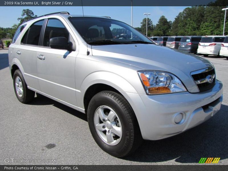 Bright Silver / Gray 2009 Kia Sorento LX