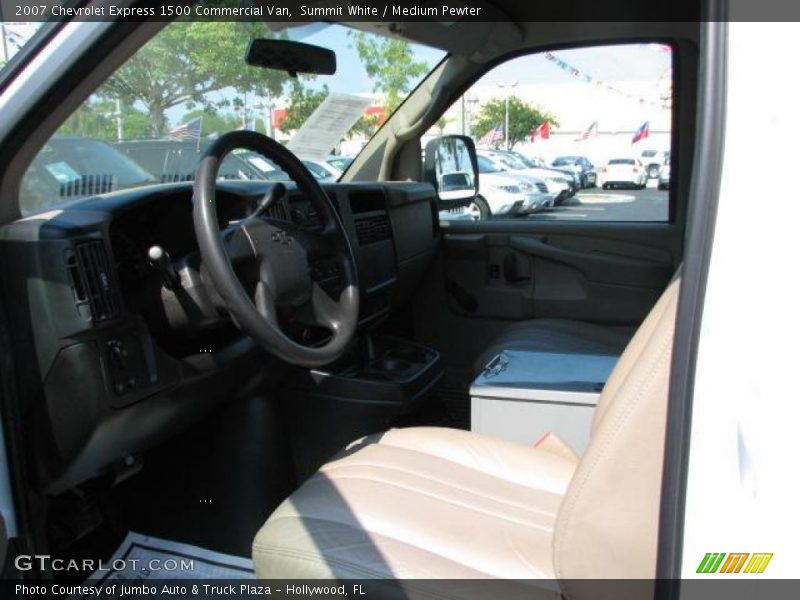 Summit White / Medium Pewter 2007 Chevrolet Express 1500 Commercial Van