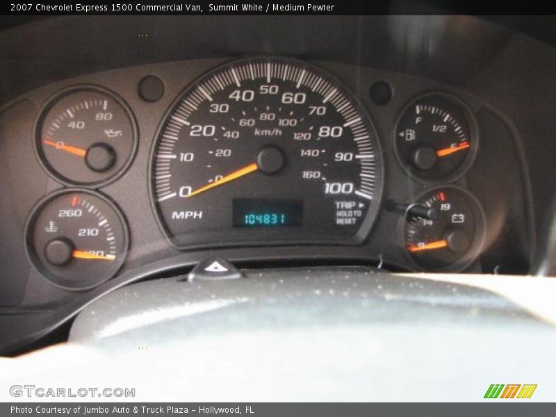Summit White / Medium Pewter 2007 Chevrolet Express 1500 Commercial Van