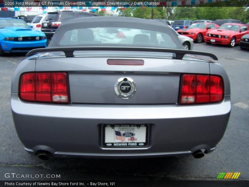 Tungsten Grey Metallic / Dark Charcoal 2006 Ford Mustang GT Premium Convertible