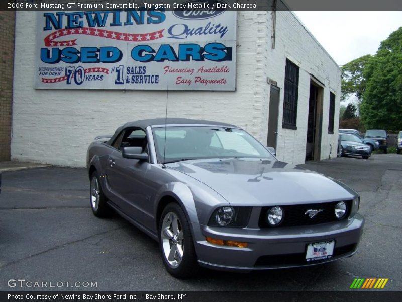 Tungsten Grey Metallic / Dark Charcoal 2006 Ford Mustang GT Premium Convertible