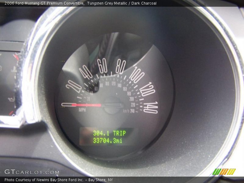 Tungsten Grey Metallic / Dark Charcoal 2006 Ford Mustang GT Premium Convertible