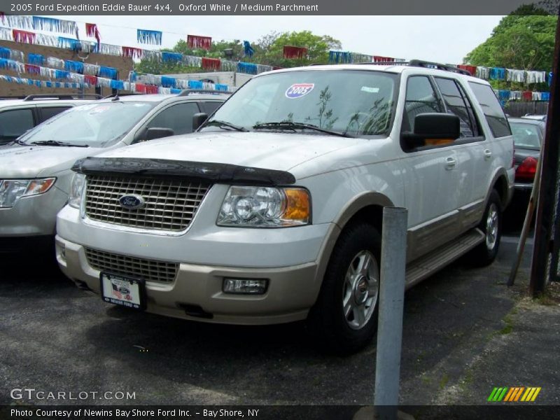 Oxford White / Medium Parchment 2005 Ford Expedition Eddie Bauer 4x4
