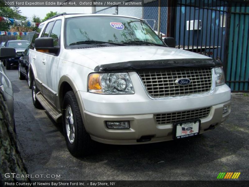 Oxford White / Medium Parchment 2005 Ford Expedition Eddie Bauer 4x4