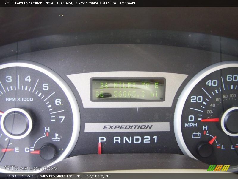 Oxford White / Medium Parchment 2005 Ford Expedition Eddie Bauer 4x4