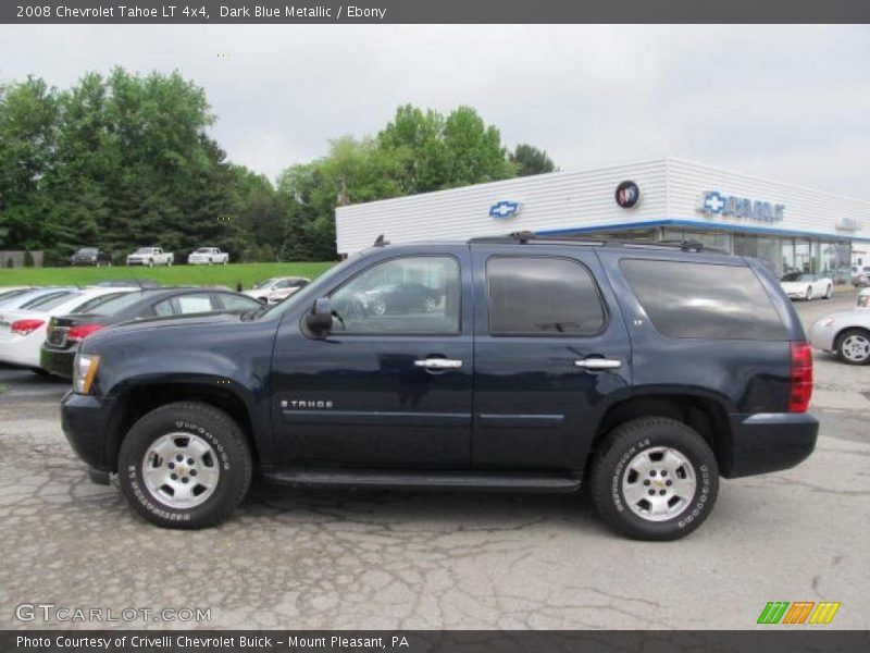 Dark Blue Metallic / Ebony 2008 Chevrolet Tahoe LT 4x4
