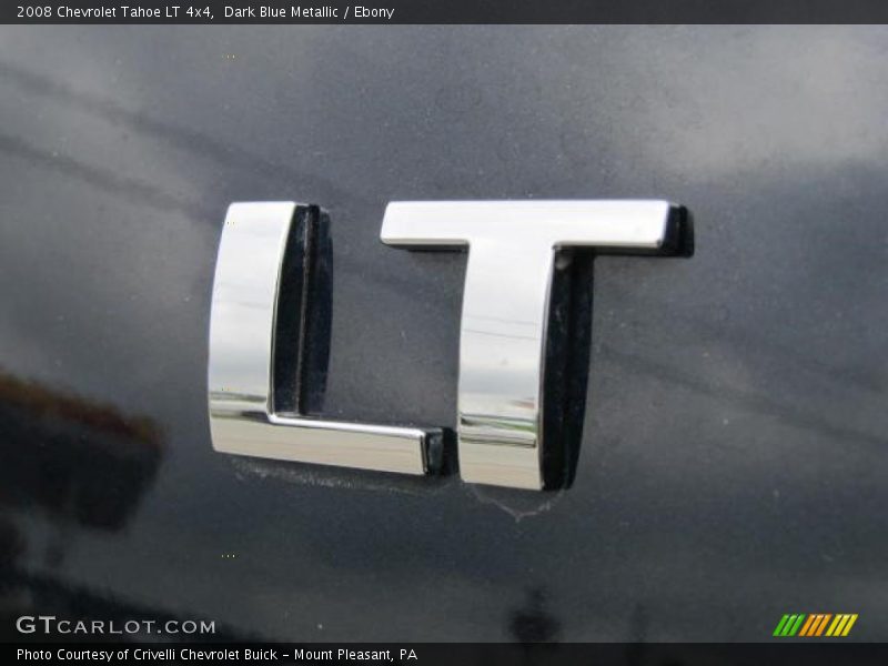 Dark Blue Metallic / Ebony 2008 Chevrolet Tahoe LT 4x4
