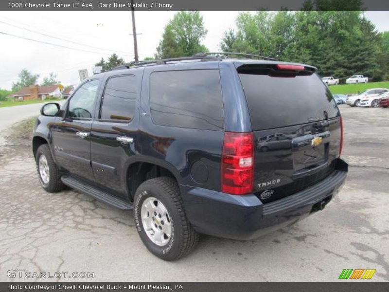 Dark Blue Metallic / Ebony 2008 Chevrolet Tahoe LT 4x4