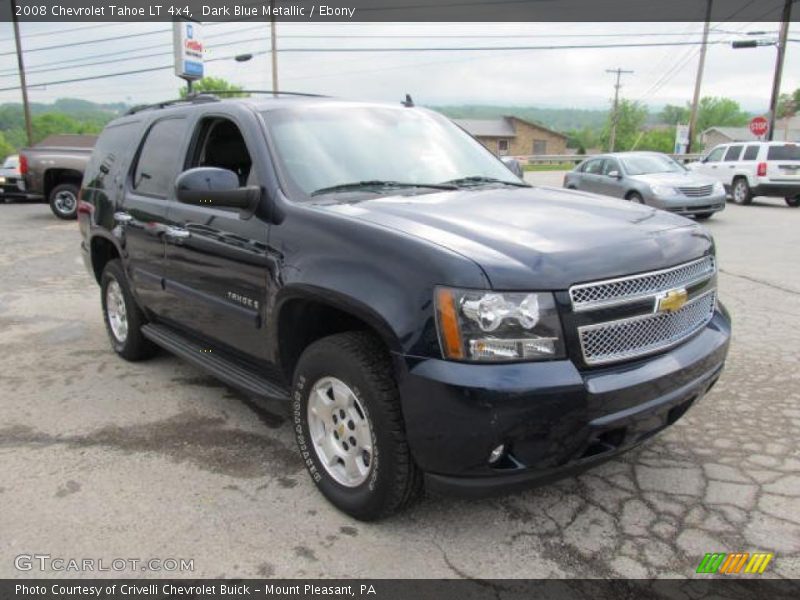 Dark Blue Metallic / Ebony 2008 Chevrolet Tahoe LT 4x4