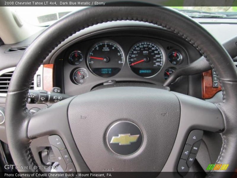 Dark Blue Metallic / Ebony 2008 Chevrolet Tahoe LT 4x4