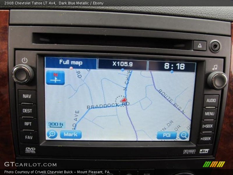 Dark Blue Metallic / Ebony 2008 Chevrolet Tahoe LT 4x4