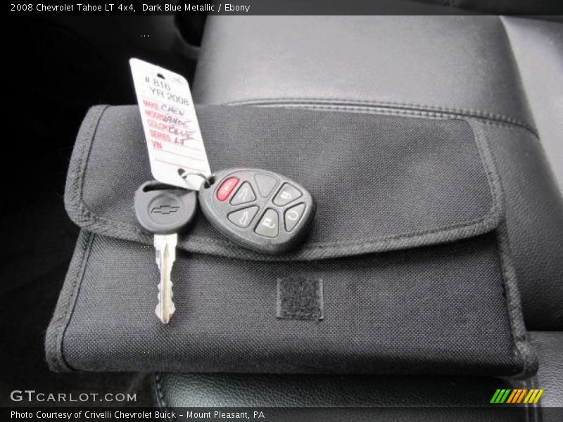 Dark Blue Metallic / Ebony 2008 Chevrolet Tahoe LT 4x4