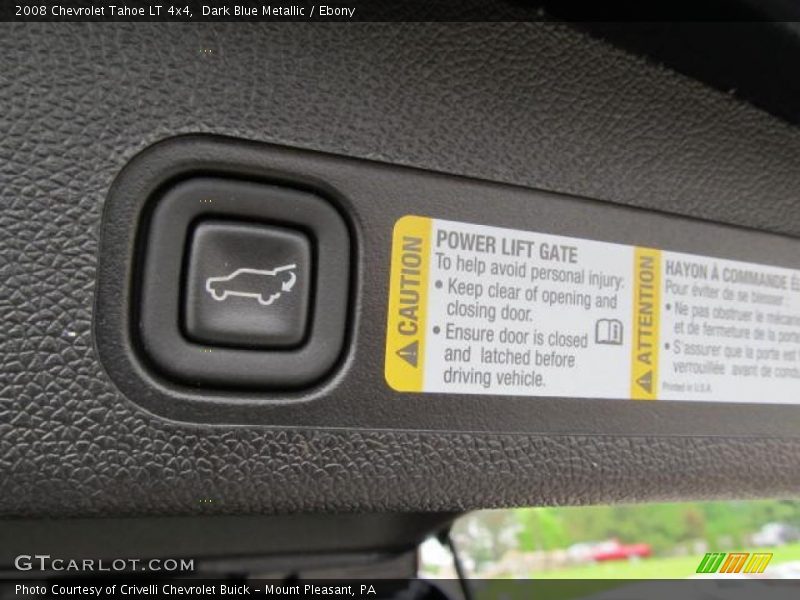 Dark Blue Metallic / Ebony 2008 Chevrolet Tahoe LT 4x4